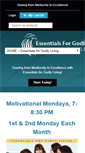 Mobile Screenshot of essentialsforgodlyliving.com